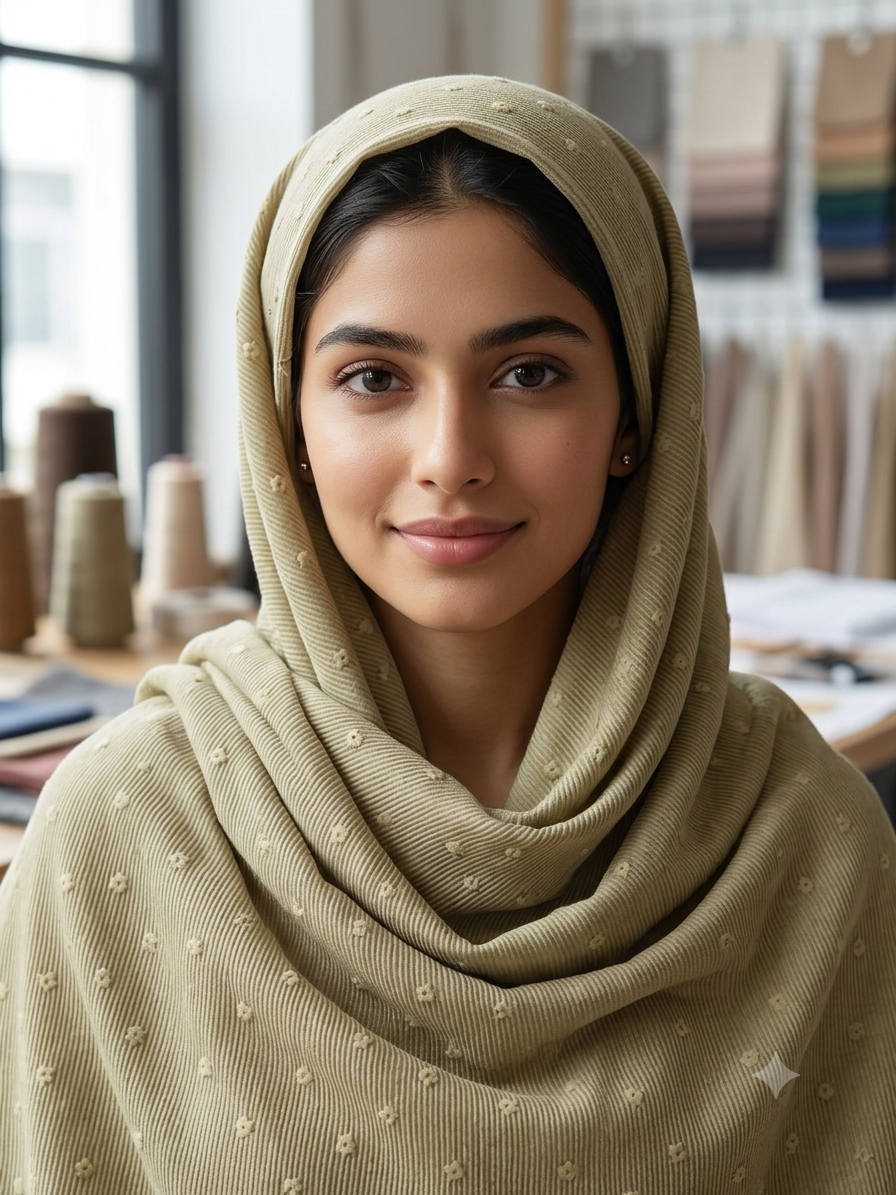 شال وارداتی حریر خطی طرح شکوفه